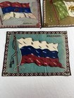 1910 Antique Tobacco Flag Flannel Premium Cigar Cigarette Felt Lot Of 5