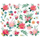 Simple Stories Sunny Days Floral Bits  33pc  Die-cuts Scrapbooking Journals
