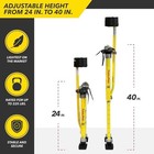 Toolpro Adjustable Drywall Stilts 24-40 In  Magnesium