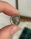 Macedonia  Neapolis  Ar Hemidrachm  425-350 Bc  Holed  Ancient Greek Silver Coin