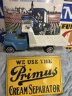 Vintage Ertl International Loadstar Rollback Tow Truck Pressed Steel Toy
