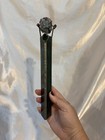 Vintage Stained Leaded Glass Kaleidoscope Desk Handcrafted Spun Glass End 9 5   