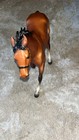 Vtg Breyer Molding Co Model Thoroughbred Horse Brown Prancing Traditional Figure
