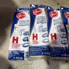 Lot Of 15 Hoover Oem Type H Canister Vacuum Cleaner Bags  5 Packs X 3  4010009h