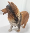 Vintage Collie Dog Hard Plastic Figure Full Coat Lassie Rare Vhtf 2 5  