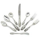 Reed   Barton Love Disarmed Sterling Flatware 12 Service 125 Pieces 