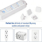 Baby Safety Outlet Cover Electrical Socket Plug Protector Caps Shock Guard Tool 