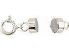 6mm Spring Ring  4 5mm 14k Magnetic Clasp 1 2  Extender Solid White Gold Usa
