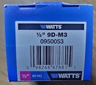 Watts 9d-m3  0950053   1 2  Dual Check Valve W  Atmospheric Vent New In Box