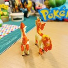 Vintage Tomy Pokemon Ponyta   Rapidash 2  Mini Figure Cgtsj Nintendo Toy Lot