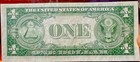 Us 1935  1 Silver Certificate Blue Seal One Dollar Note Uncertified