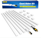116in Cord Hider Kit  Cord Covers For Wires On Wall  Cord Hider For Wall Mount T