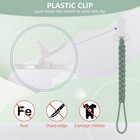 4-pack Silicone Pacifier Clips With A Woven Rope Shape For Baby Boys And Girls