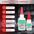 1 Pc 20ml Instant Strong Super Glue Universal Fast Adhesive For Metal Plastic