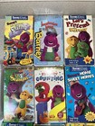 Lot Of  10  Barney Vhs Sharing Pretend Seasons Counting Home Adventure Concert