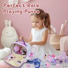 Washable Kids Makeup Kit For Girls  30pcs With Cute Makeup Bag