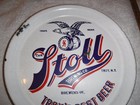 Rare Early 1900 s Porcelain Stoll Beer Tray 12   Troy  Ny