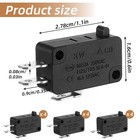 12 Pcs Microwave Oven Door Switch Replacement Part 16a 125 250v Doors Interlo   