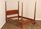 Ethan Allen Shaker Style Pine Pencil Post Queen Bed