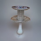 2 Tier Custom Centerpiece Cupcake Display Tray Crystal John Elway Broncos 15  Ta