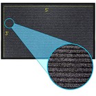 Luxurux Durable Rubber 3 x5  Door Mat Heavy Duty Easy Clean Waterproof