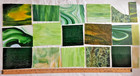 7 Pounds Of Assorted Green Stained-glass Large Scraps sheets