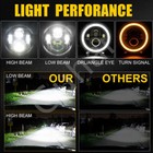 Halo 7  Inch Led Headlight For Yamaha V-star Xvs 650 950 1100 Classic Stryker