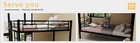 Twin Over Twin Metal Bunk Bed For Kids Boys Girls metal Structure Bedframe With