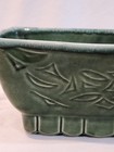 Vintage 8  Cookson Pottery Cp-4808 Usa Green Planter