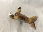 Beautiful 1950   s Art Glass Vintage Slag Walrus Miniature Animal Figurine