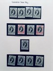 Commonwealth 1953 Coronation Stamp Issue Mint Mounted On 2 Pages