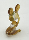 Vintage Blown Glass Unique Mouse Figurine 1 5  Tall Sku Pb197