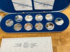 Powered Flight In Canada  The First 50 Years 10 Silver Coin Set Ogp   Coa