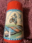1974 Evel Knievel Thermos Vintage Bottle  Cap   Cup By Aladdin No Lunchbox