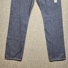 Levis Jeans Mens 33x32 501 Regular Fit Button Fly Straight Leg Denim Dark Blue