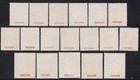 1944 Futsches Reich Hitler Skull Parody Complete Set Mnh Reproduction Stamp Sv