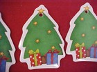 Christmas Gift Tags 12 Total Tree Ornament Foam Use As Ornament 4-1 4  Tall New
