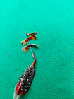 Vintage Fishing Lure Pflueger Double Tandem  Spinner 3 0 Perfect Fly Rod Size 