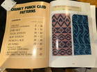 Chunky Punch Card Pattern Book For Singer  Silver Reed Bulky Knitting Machine