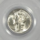 1941 Mercury Dime Certified Pcgs Ms 64 Full Bands Silver 10c