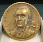 Vintage Samuel Huntington Connecticut Medallic Art Co High Relief Bronze Medal