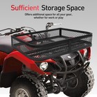 Heavy Duty Atv Front Cargo Basket Steel Mesh Rack 36x17 3 Inch Universal Fit