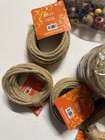 Mixed Lot Macrame Jute Cord Thread And Beads Crafts