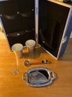 Vtg Mcm Type Trav-l-bar Travel Portable Cocktail Kit Picnic Set Clean