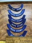 6 70s 80s Patch Usaf Air Force Flight Flying Hours Tab Rare Vtg 3    Blue Arc Set