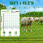 Electric Fence Netting  164 l X 49 6  H Electric Poultry Fence For Goats  Hog   