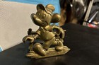 Brass Walt Disney Productions Mickey Mouse Brass Letter Holder Vintage 1960s