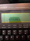 Vintage Tandy Wp-2 Word Processor With Original Case   1989 Read Description
