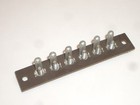 Vintage Phenolic Terminal Strip 6 Screws For Shortwave Drake 2a Radio Speaker