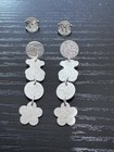 Tous Sterling Silver Dangle  Earrings